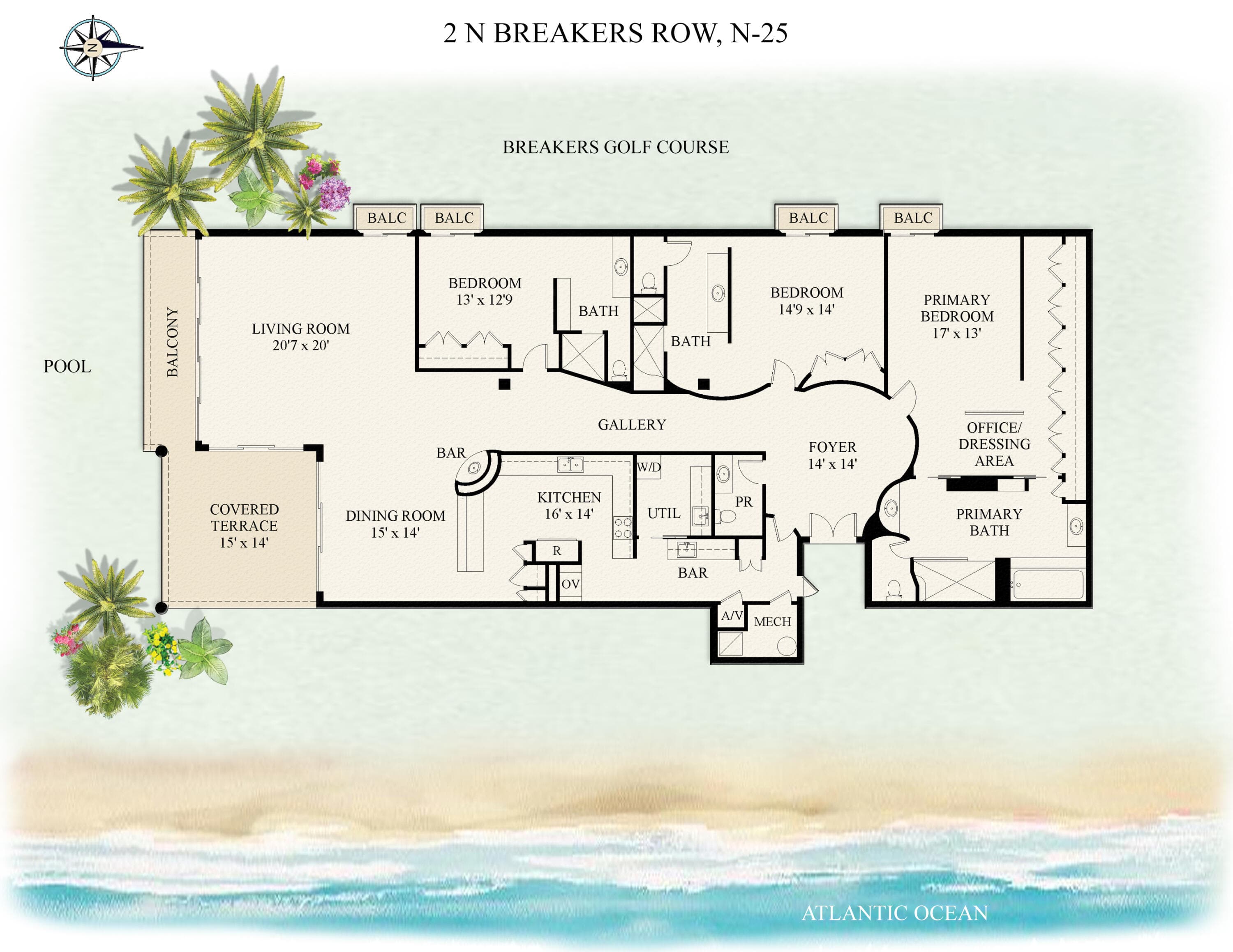 2 N Breakers Row N25, Palm Beach, FL 33480 — photo 78 of 79