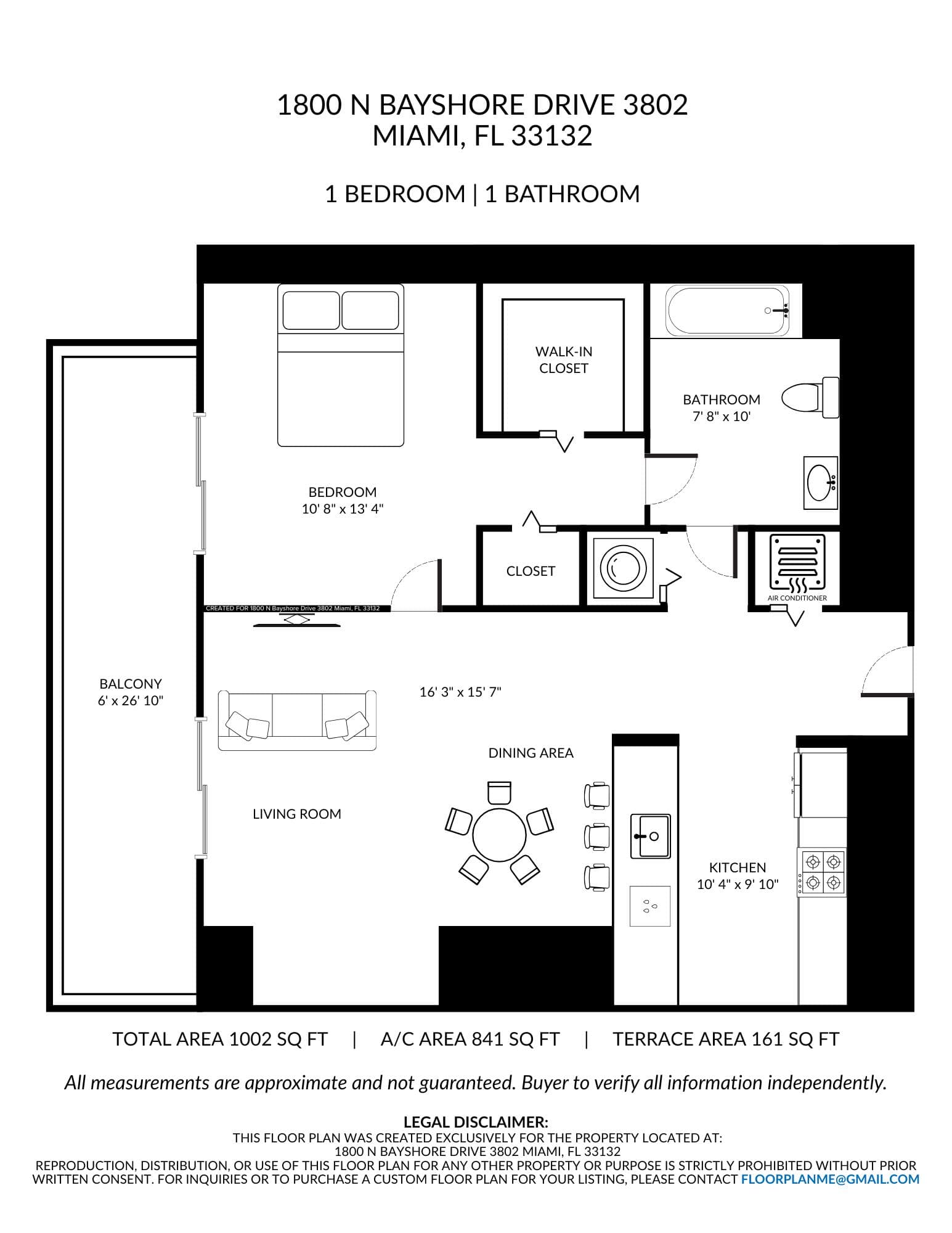 1800 N Bayshore Drive 3802, Miami, FL 33132 — photo 30 of 54