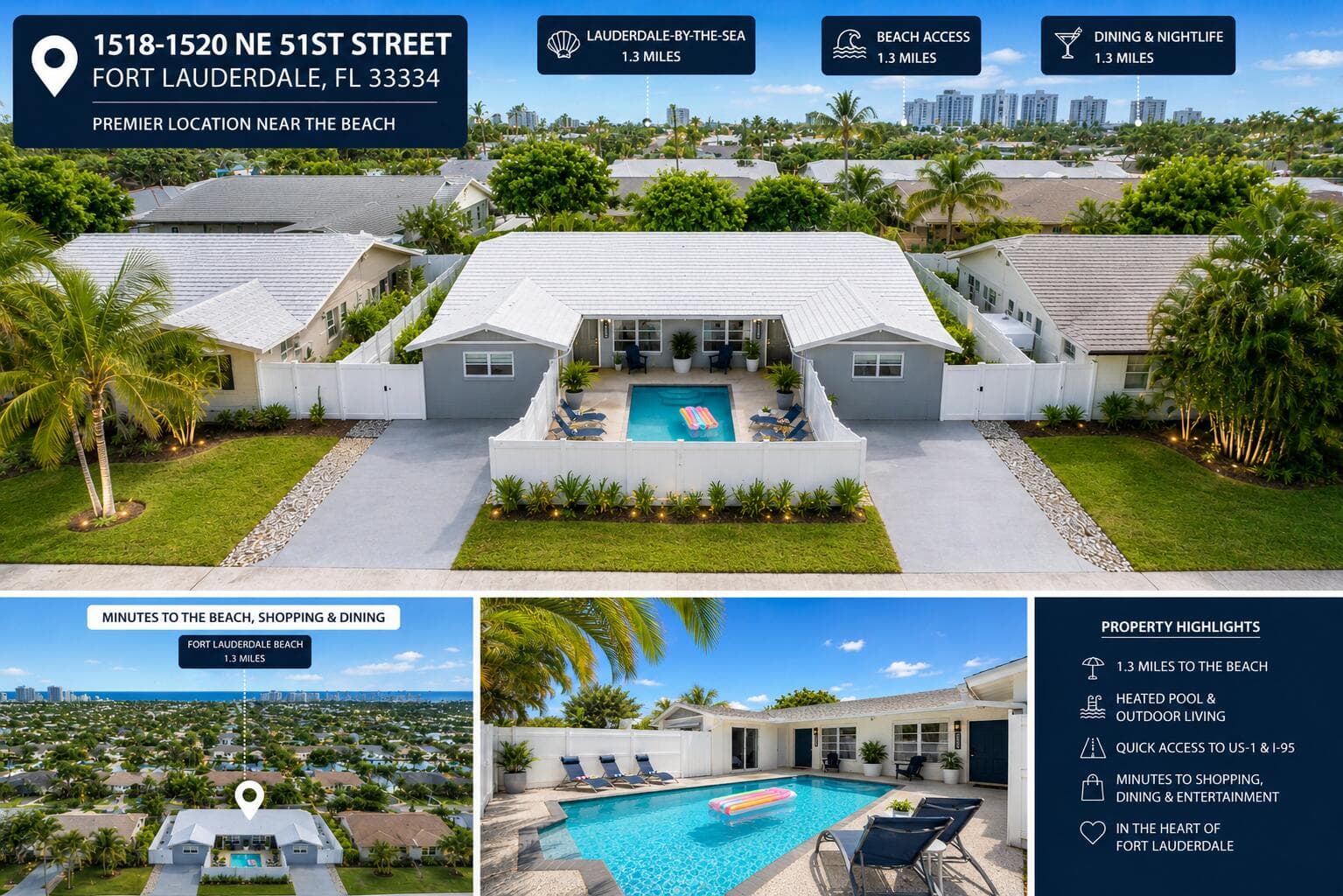 1518-1520 NE 51st Street, Fort Lauderdale, FL 33334 — photo 1 of 77