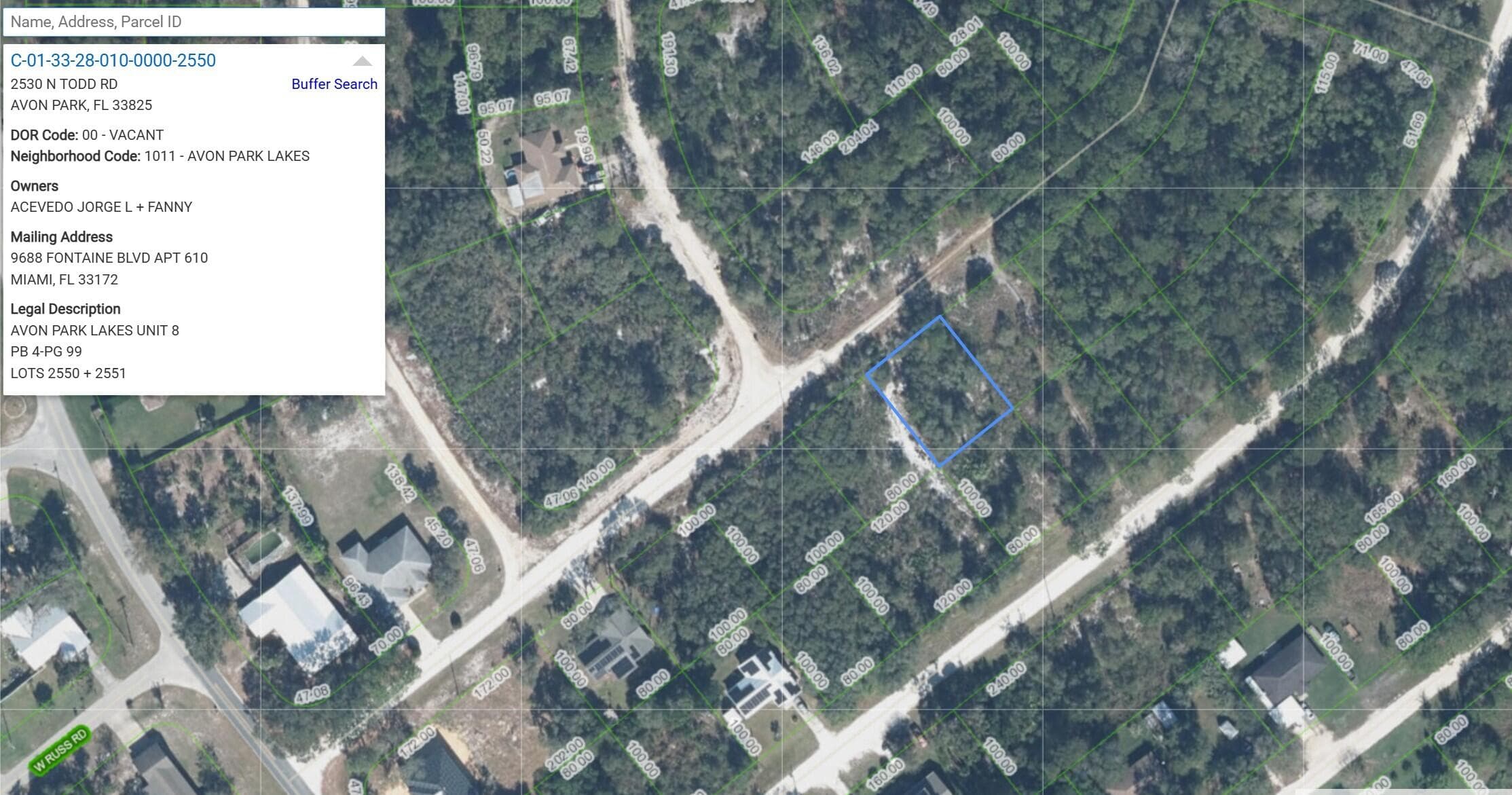 2530 N Todd Road, Avon Park, FL 33825 — photo