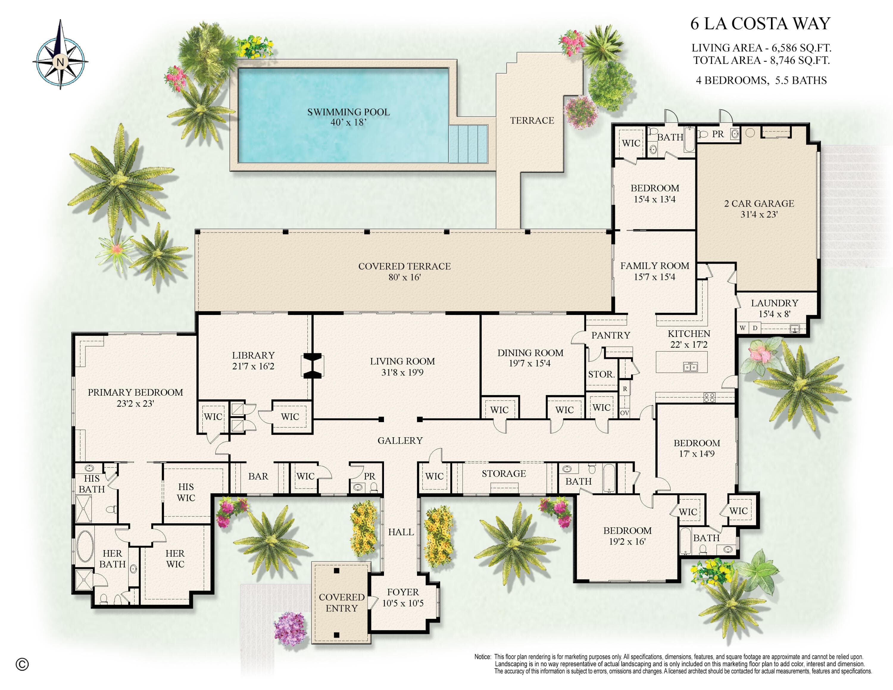 6 La Costa Way, Palm Beach, FL 33480 — photo 33 of 34